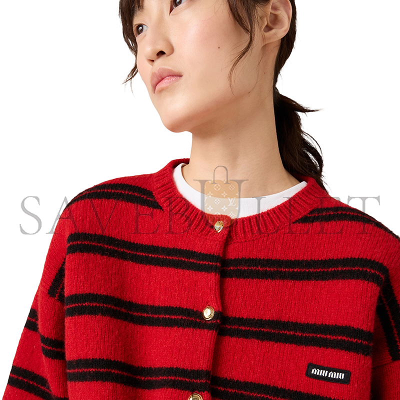 M1v M1v shetland knit cardigan mmf899